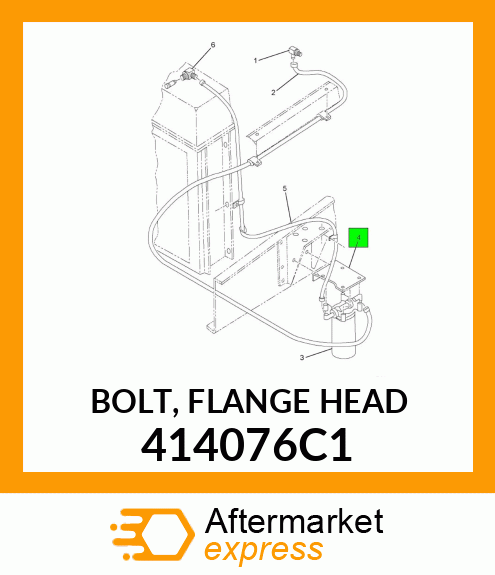 BOLT, FLANGE HEAD 414076C1