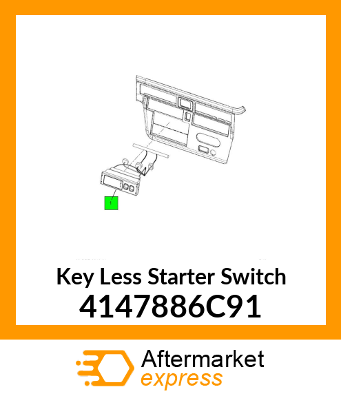 Key Less Starter Switch 4147886C91