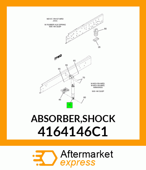 ABSORBER,SHOCK 4164146C1