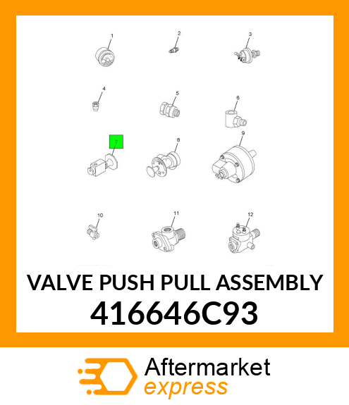 VALVE PUSH PULL ASSEMBLY 416646C93