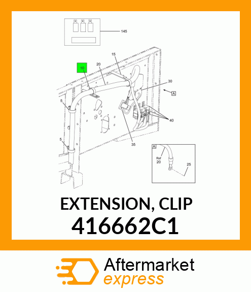 EXTENSION, CLIP 416662C1