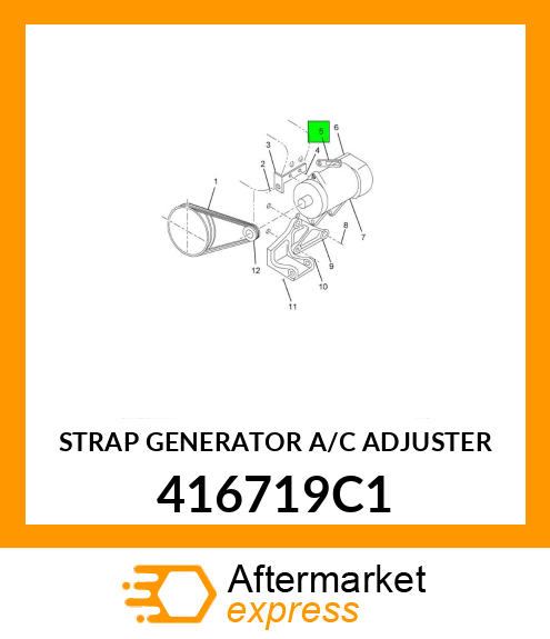 STRAP GENERATOR A/C ADJUSTER 416719C1