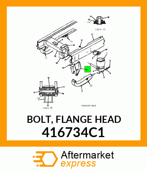 BOLT, FLANGE HEAD 416734C1