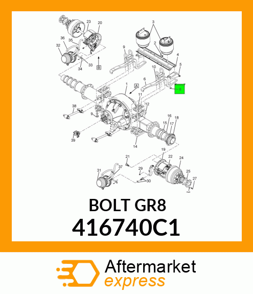 BOLT, FLANGE HEAD 416740C1