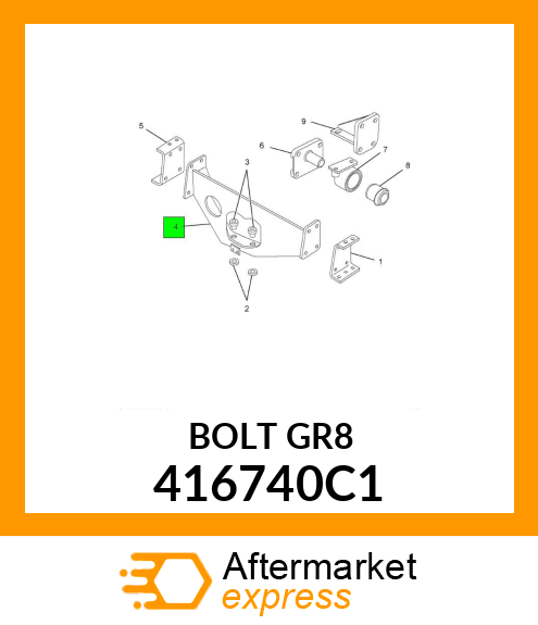 BOLT, FLANGE HEAD 416740C1