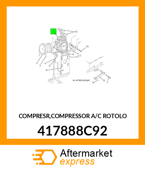 COMPRESR,COMPRESSOR A/C ROTOLO 417888C92