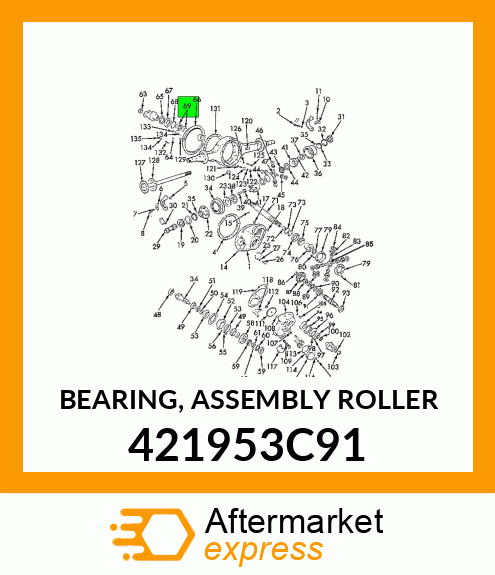 BEARING, ASSEMBLY ROLLER 421953C91