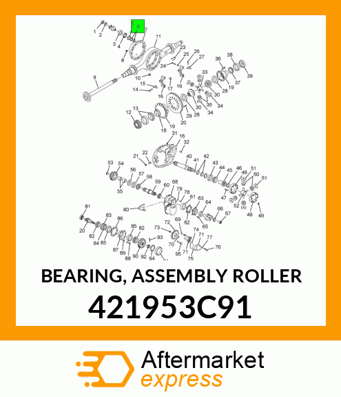 BEARING, ASSEMBLY ROLLER 421953C91