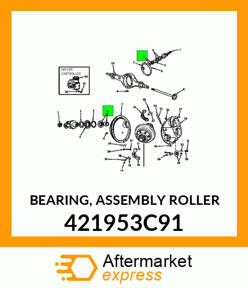 BEARING, ASSEMBLY ROLLER 421953C91