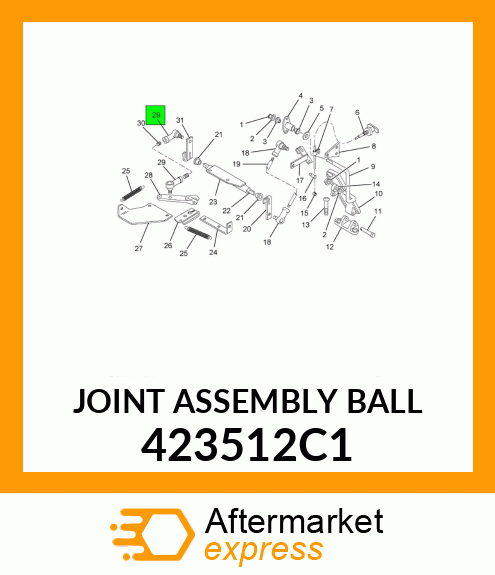 JOINT ASSEMBLY BALL 423512C1