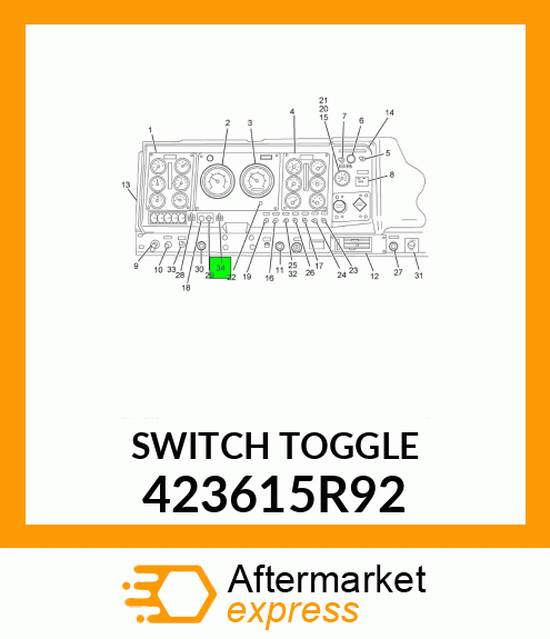 SWITCH TOGGLE 423615R92