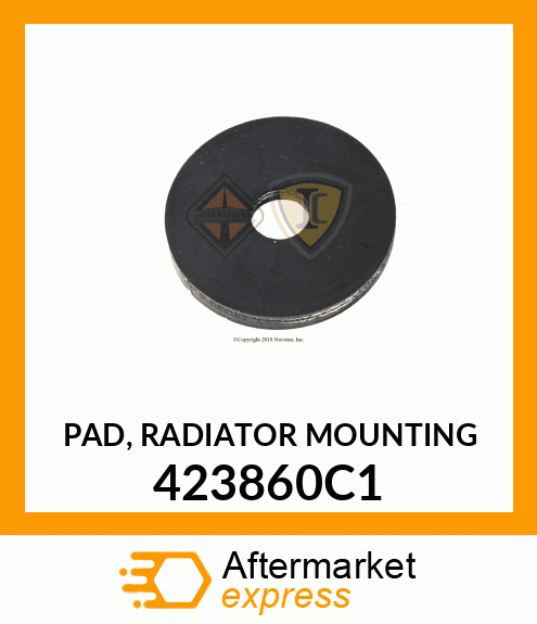 PAD, RADIATOR MOUNTING 423860C1