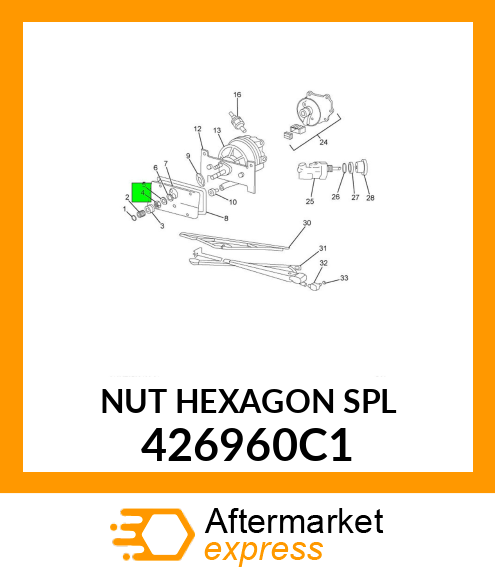 NUT HEXAGON SPL 426960C1