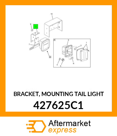 BRACKET, MOUNTING TAIL LIGHT 427625C1