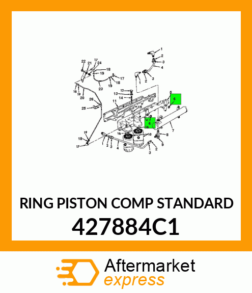 RING PISTON COMP STANDARD 427884C1