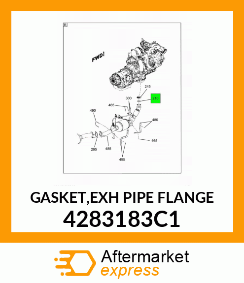 GASKET,EXH PIPE FLANGE 4283183C1