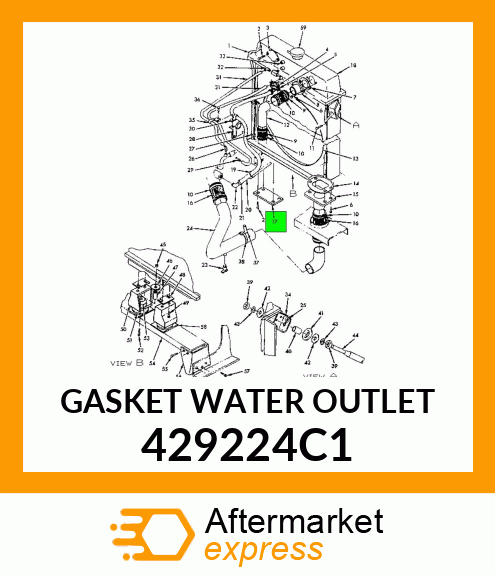 GASKET WATER OUTLET 429224C1