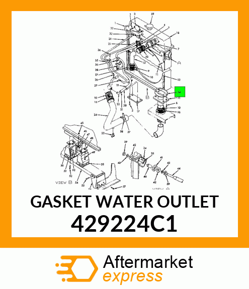 GASKET WATER OUTLET 429224C1