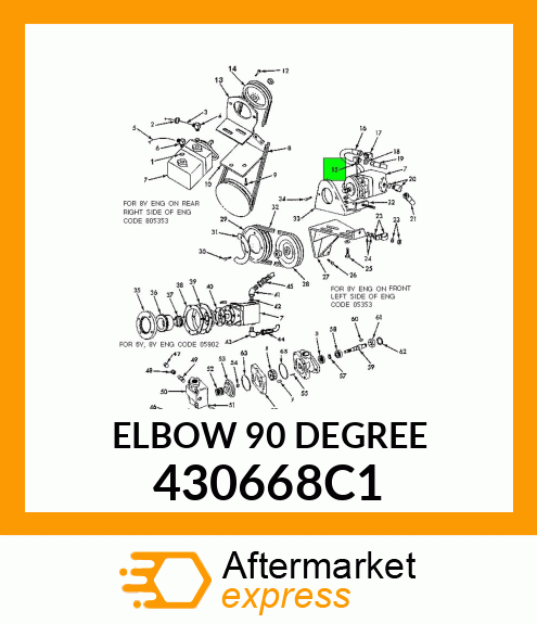 ELBOW 90 DEGREE 430668C1