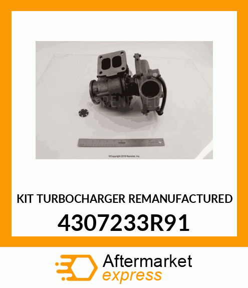 KIT TURBOCHARGER REMANUFACTURED 4307233R91