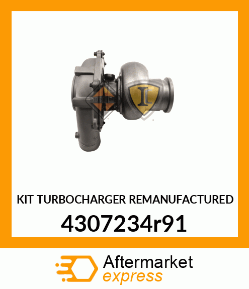 KIT TURBOCHARGER REMANUFACTURED 4307234r91