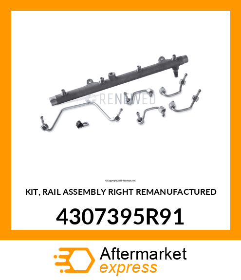 KIT, RAIL ASSEMBLY RIGHT REMANUFACTURED 4307395R91