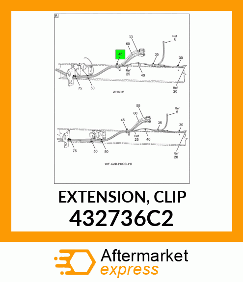 EXTENSION, CLIP 432736C2