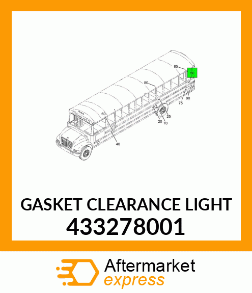 GASKET CLEARANCE LIGHT 433278001