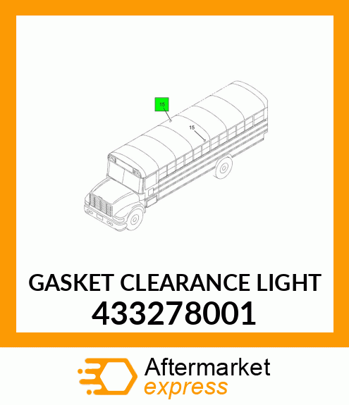GASKET CLEARANCE LIGHT 433278001