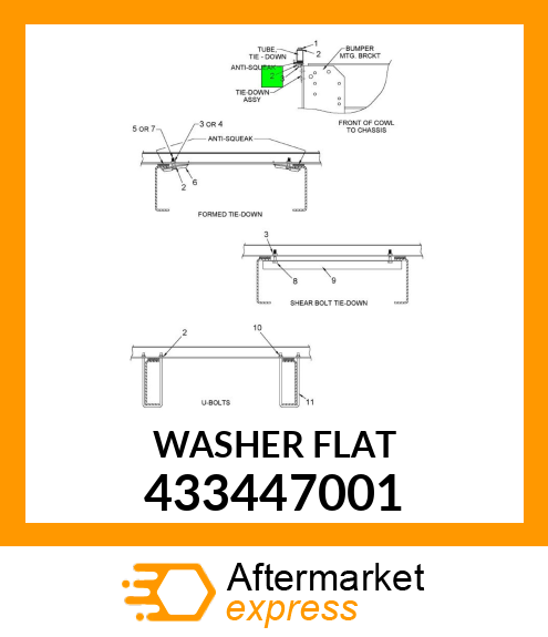 WASHER FLAT 433447001