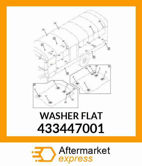 WASHER FLAT 433447001