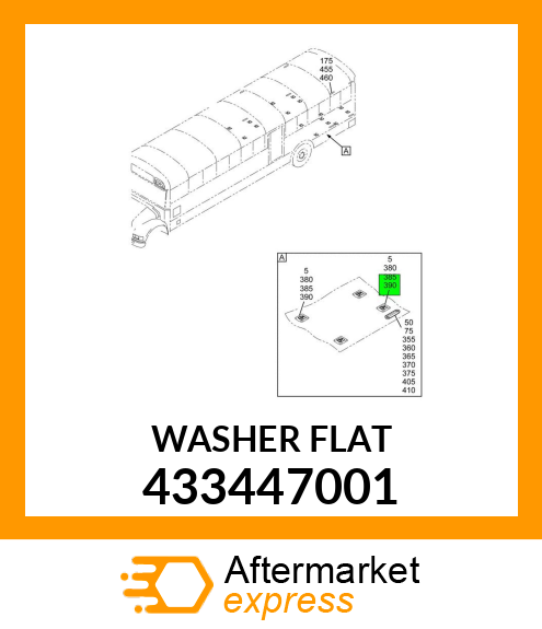 WASHER FLAT 433447001