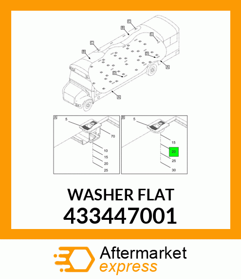 WASHER FLAT 433447001