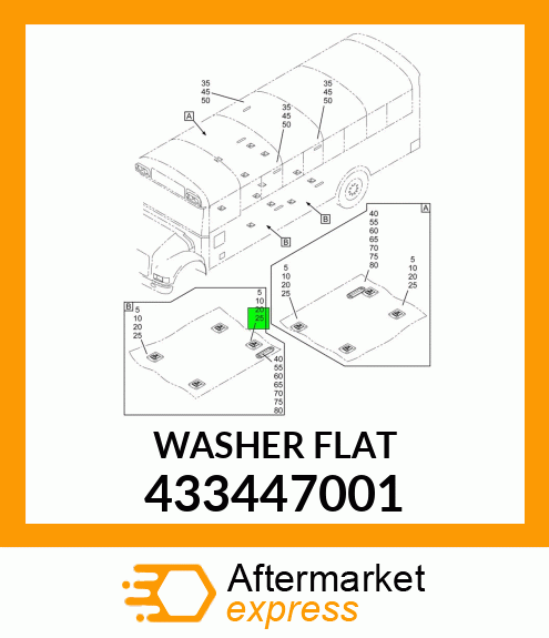 WASHER FLAT 433447001