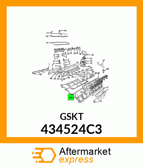 GASKET CYLINDER HEAD 434524C3