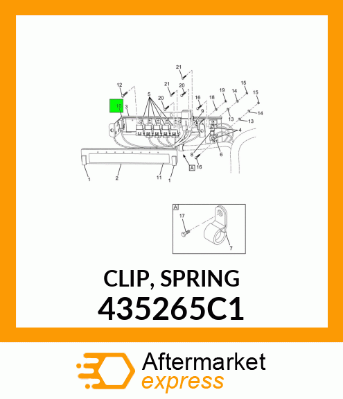 CLIP, SPRING 435265C1