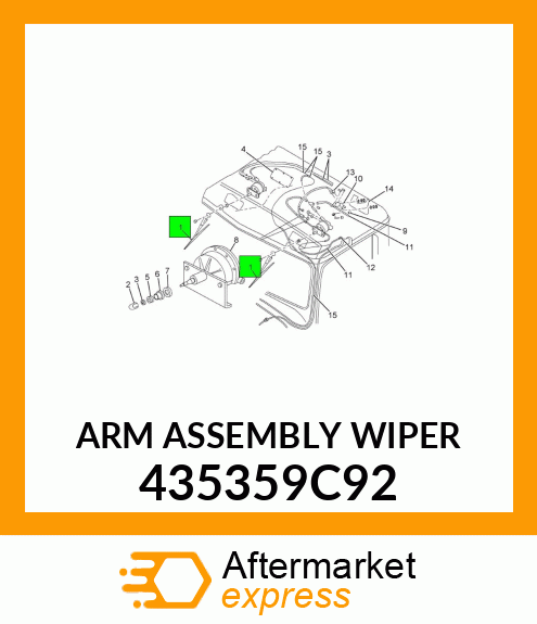 ARM ASSEMBLY WIPER 435359C92