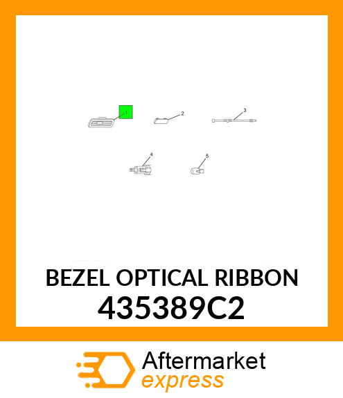 BEZEL OPTICAL RIBBON 435389C2