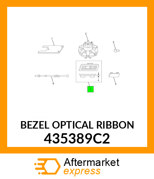 BEZEL OPTICAL RIBBON 435389C2