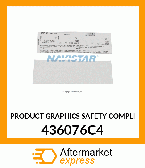 PRODUCT GRAPHICS SAFETY COMPLI 436076C4