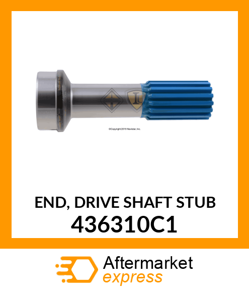 END, DRIVE SHAFT STUB 436310C1