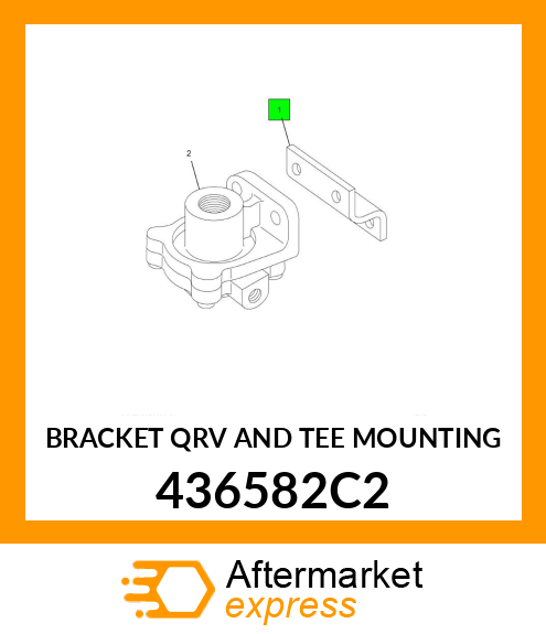 BRACKET QRV AND TEE MOUNTING 436582C2