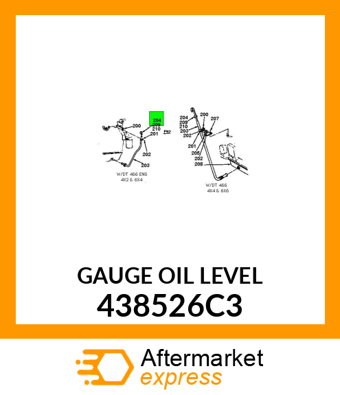 GAUGE OIL LEVEL 438526C3