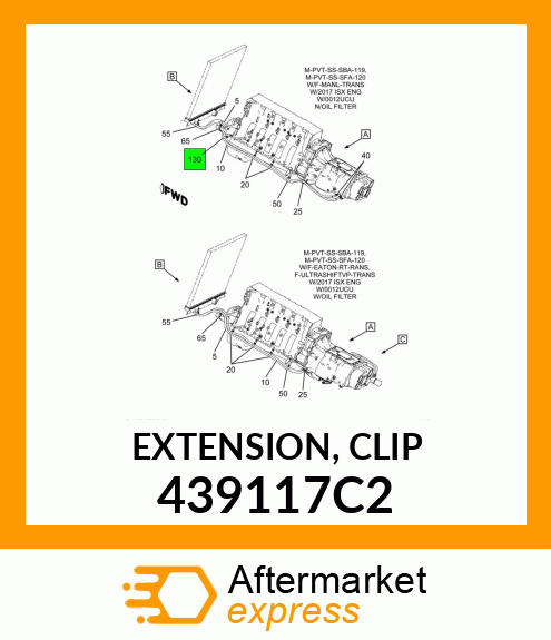 EXTENSION, CLIP 439117C2