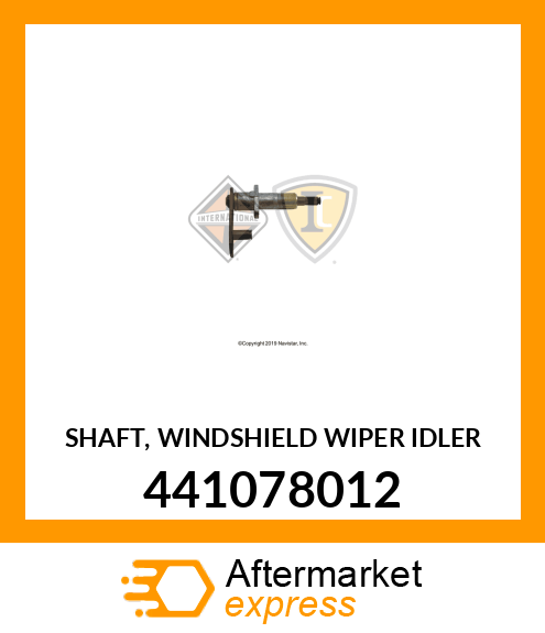 SHAFT, WINDSHIELD WIPER IDLER 441078012