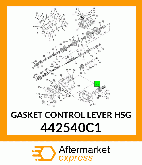 GASKET CONTROL LEVER HSG 442540C1