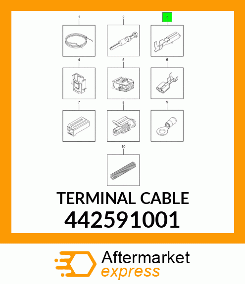 TERMINAL CABLE 442591001