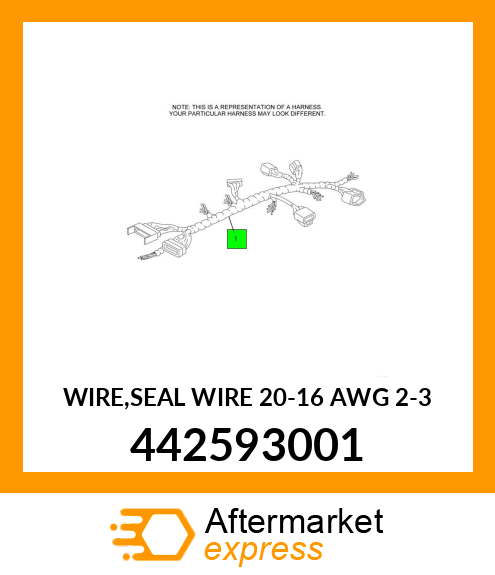 WIRE,SEAL WIRE 20-16 AWG 2-3 442593001