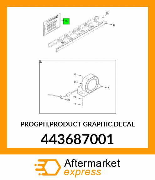 PROGPH,PRODUCT GRAPHIC,DECAL 443687001