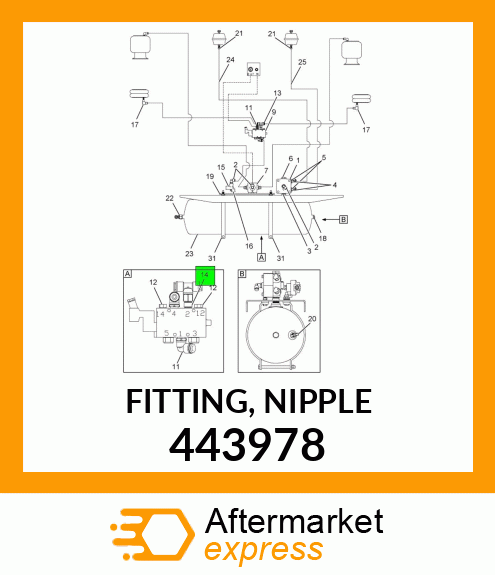 FITTING, NIPPLE 443978